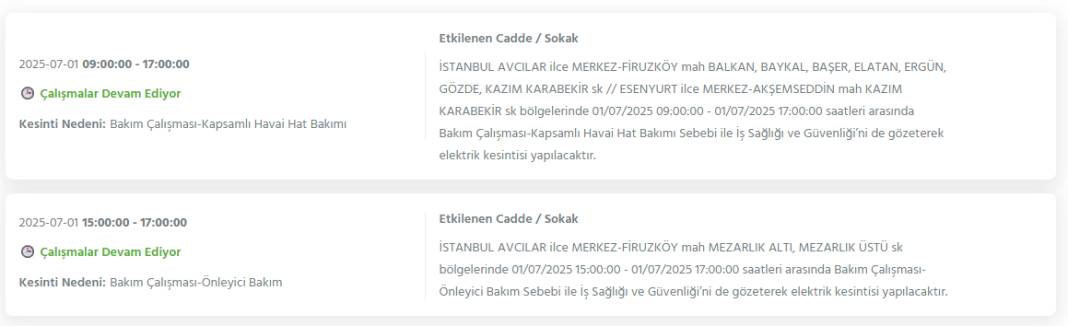 Bu geceden itibaren başlıyor: İstanbul'un 24 ilçesinde dev elektrik kesintisi 30